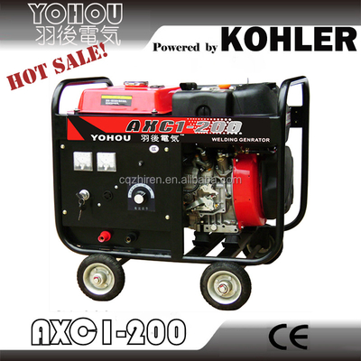 For Main 200amp / 300amp Open Type Air Cooled Diesel Welder Generator