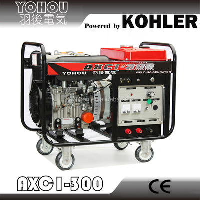 For pipeline KOHLER diesel engine 200 amp / 300 amp genset welder